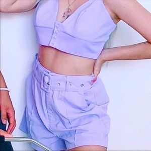 Lavender/Lilac two piece outfit